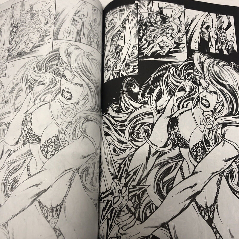 Lady Death : Dark Millenium (2000) (NM) Preview Book • Brian Pulido • Reis