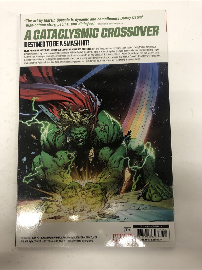Hulk Vs Thor Banner Of War  (2022) TPB SC Cates•Coccolo•Wilson