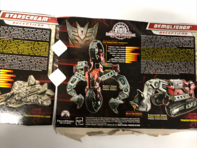 Mech Alive (2008) Dossier • Cards • Made In China • Set Of 3 • The Fallen