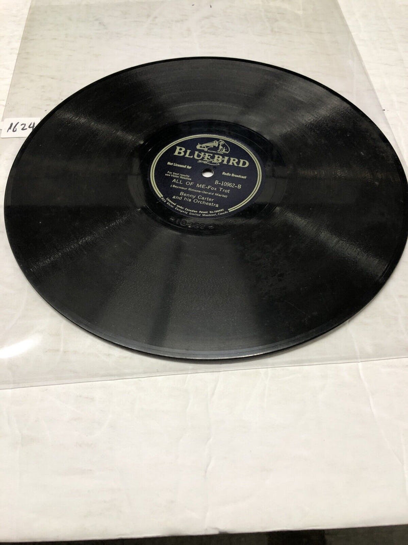 Benny Carter Orchestra The Very Thought Of You  Shellac 78RPM