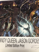 Darkchylde : Randy Queen , Jason Gorder  & Jimmy Yu Limited Edition Print Signed