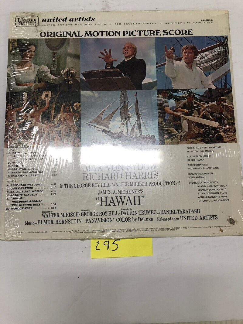 Hawaii Original Motion Picture Soundtrack   Limited Collectors Vinyl  LP Album