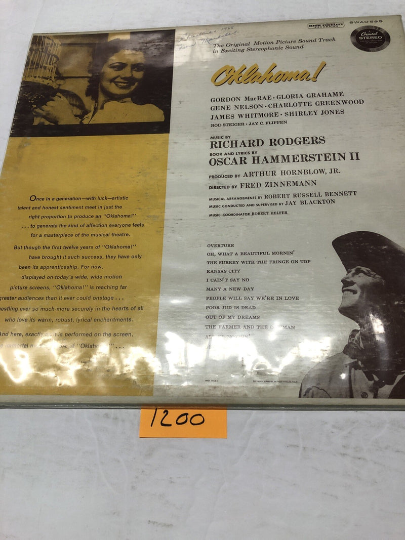 Oklahoma Motion Picture Soundtrack Vinyl LP Album