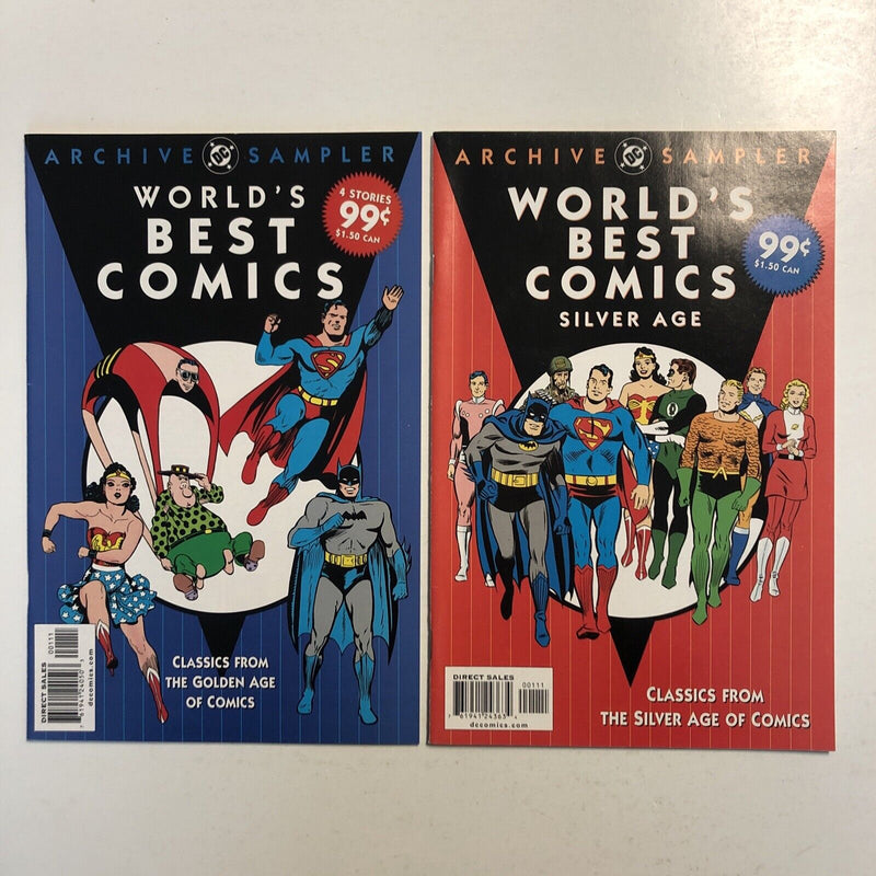 World’s Best Comics (2004) #Silver Age Book & #Golden Age Book (VF/NM) DC