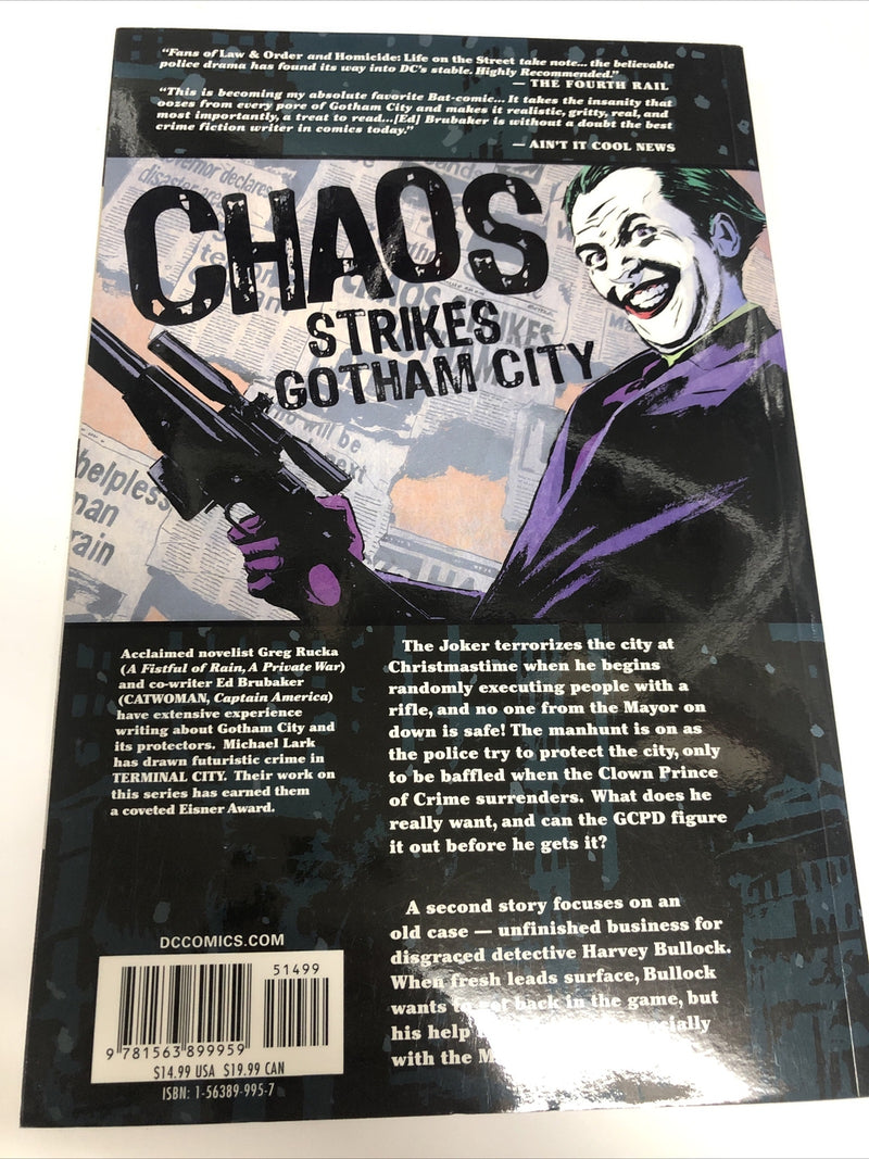 Gotham Central Unresolved Targets (2006) DC SC Ed Brubaker