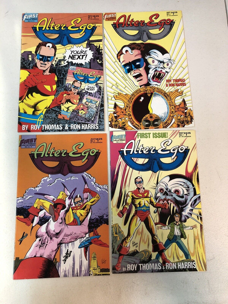 Alter Ego (1985) 1 2 3 4 1-4 (VF/NM) Complete Set Roy Thomas stories First