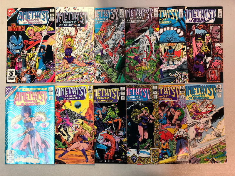 Amethyst (1983) #1-12;1-10 12-16; Legion #298 + more VF/NM Near Complete Run Set