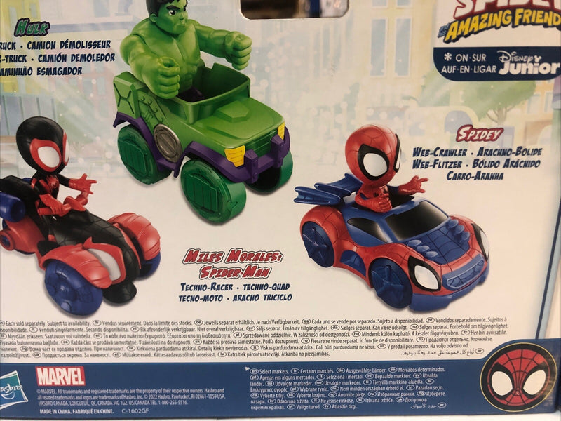Spidey And His Amazing Friends • Spidey • Ms Marvel(2022) Hasbro • Disney Junior