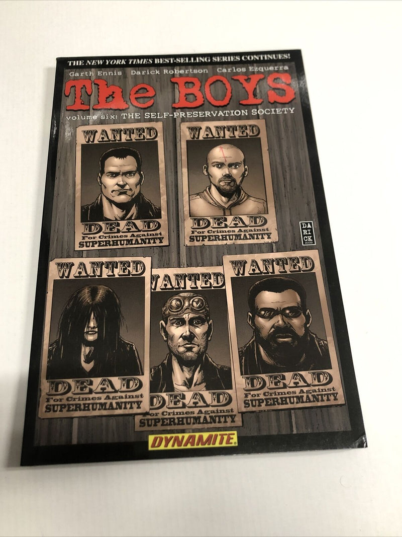 The Boys Vol.6 The Self-Preservation Society (2015)  Dynamite TPB SC Garth Ennis