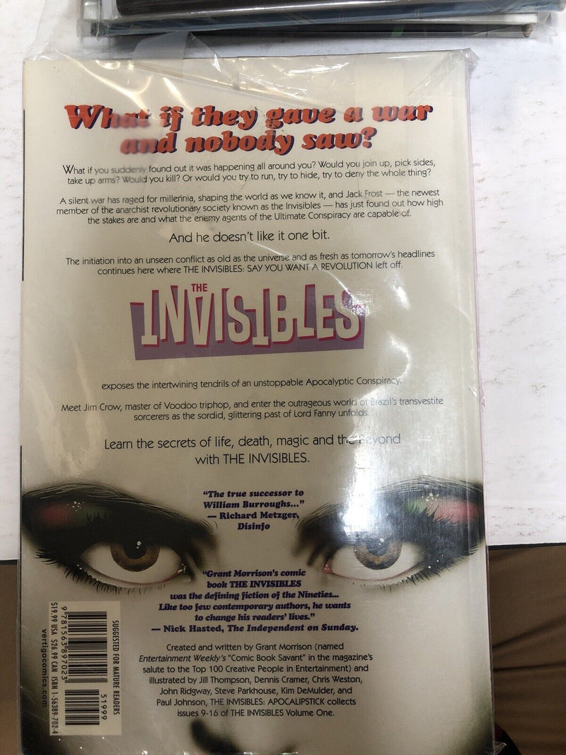 The Invisibles: Apocalipstick (2014) Vertigo TPB SC Grant Morrison