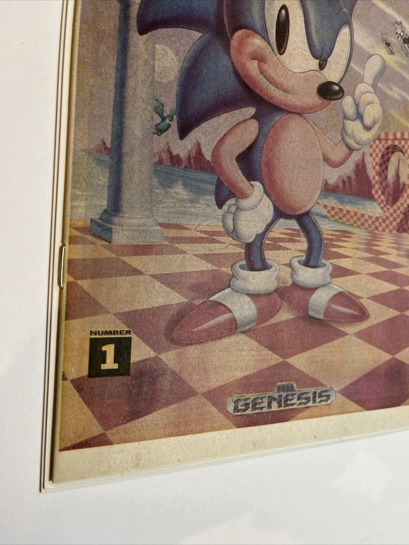 Sonic The Hedgehog (1991)(NM) Promotional 16 PG Sega Genesis Advertisement Comic