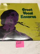 Great Vocal Encores Various Artists Vinyl LP Album