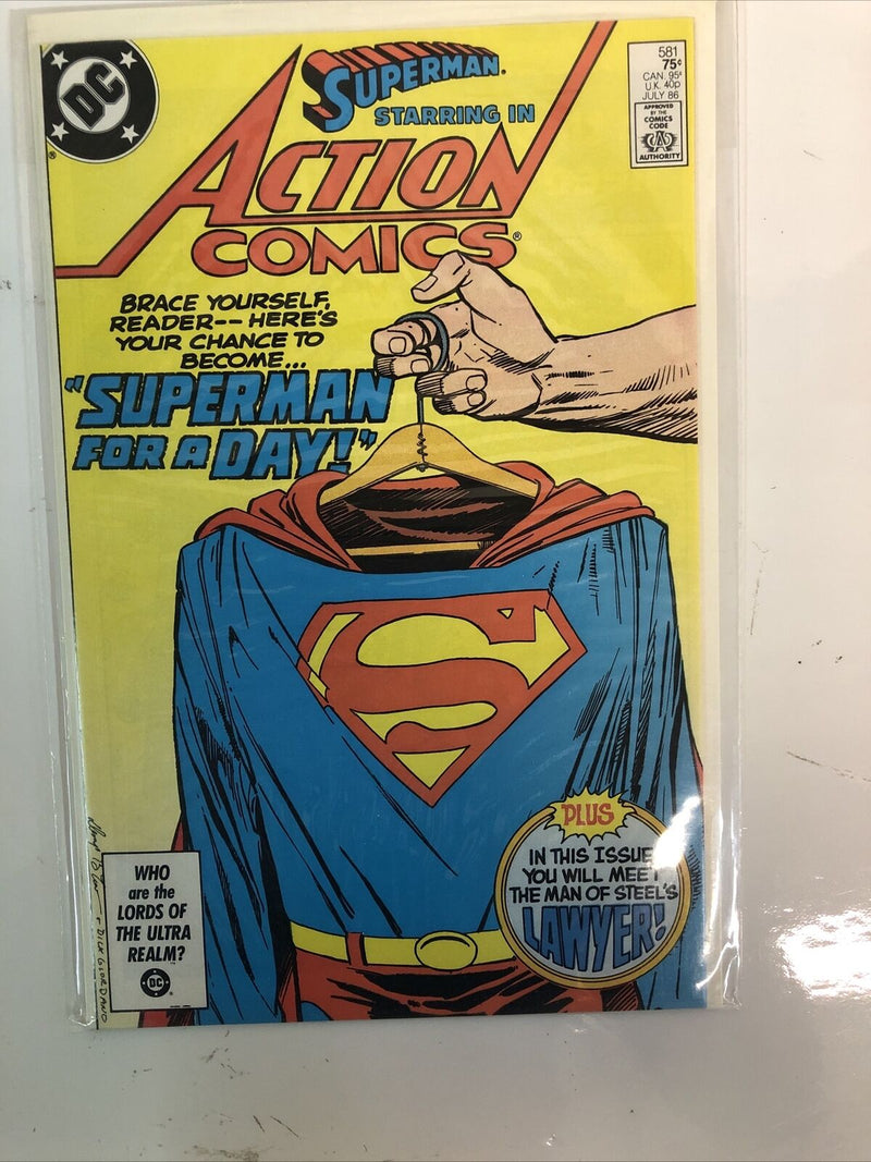 Superman Starring In Action Comics (1983) Complete Set