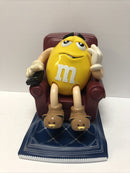 M&Ms Yellow Recliner Couch Candy Dispenser