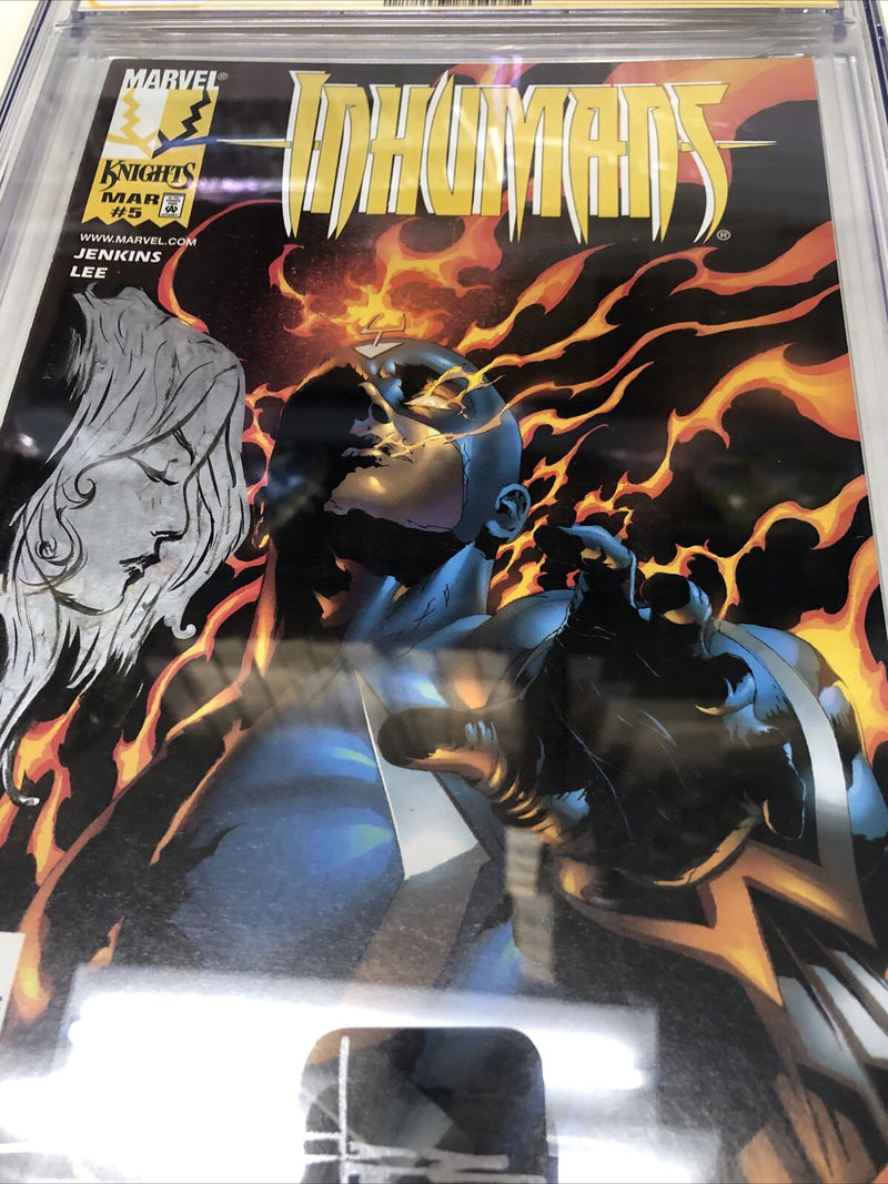 Inhumans (1999) #v2 #5 (CGC 9.6 SS) Signed * Sketch Jae Lee * Marvel Universe