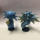 Horsea & Seadra TOMY Pokemon Figures CGTSJ 1999 Nintendo 2" - Vintage Authentic