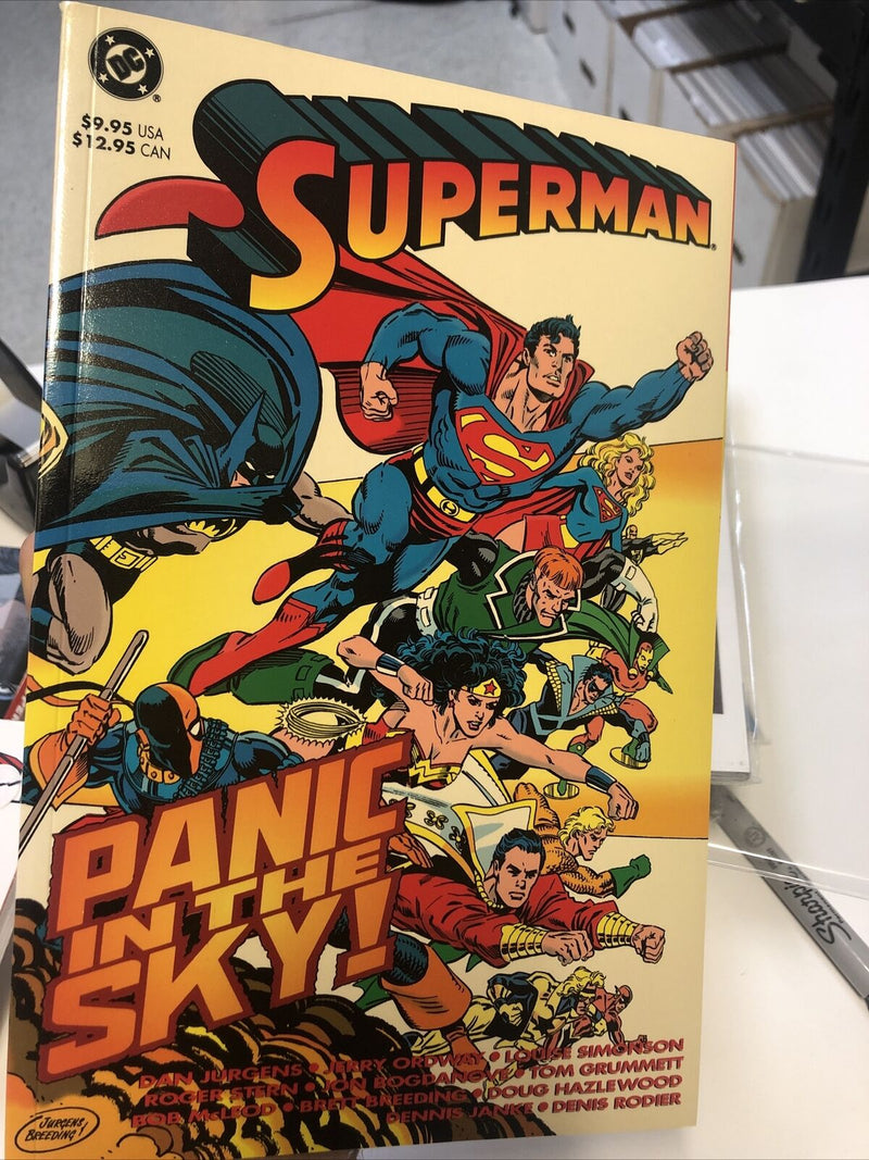 Superman Panic In The Sky (1992) DC Comics TPB  SC Dan Jurgens