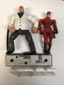 Marvel Legends Face-Off White Jacket Kingpin vs Daredevil 2006 Mint Complete