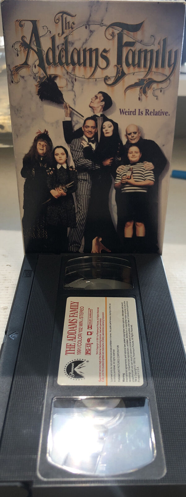 The Addams Family (1991)Vhs ~McDonald's Edition| Scott Rudin | Christopher Lloyd