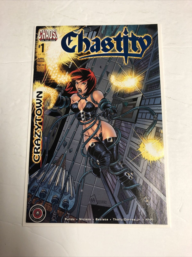 Chastity Crazytown (2002) # 1 (NM) | DF Blue Royal # 63 / 299