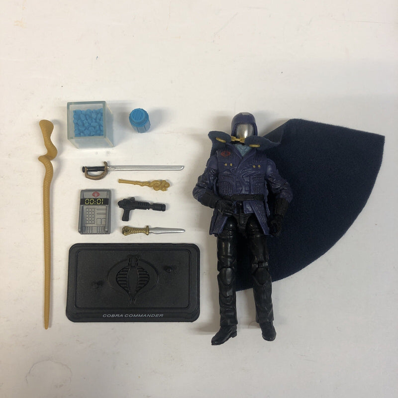 GI Joe Cobra Commander v45 2011 POC ROC Hasbro Figure Complete Mint