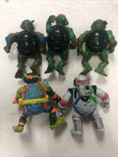 Mutant teenage ninja turle 5 figures 1988 and 1990 Mint