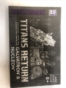 Transformers Titans Return Galvatron & Nucleon(2015) Complete Mint w/instruction