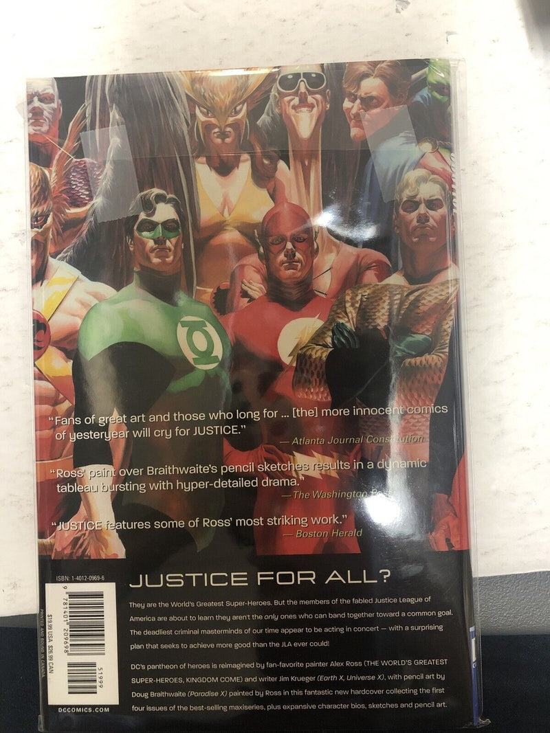 Justice Vol.1 (2006) Dc Comics TPB HC Jim Krueger