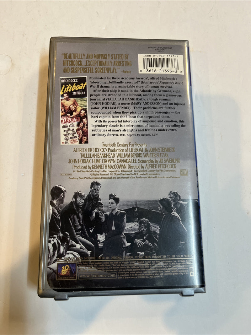 Lifeboat (VHS, 1997)  Alfred’s Hitchcock | 20th Century Fox