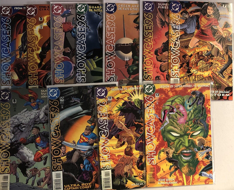 Showcase 93 (1996) Complete Set # 1-12 Missing #9 DC Comics • Supergirl•Superboy