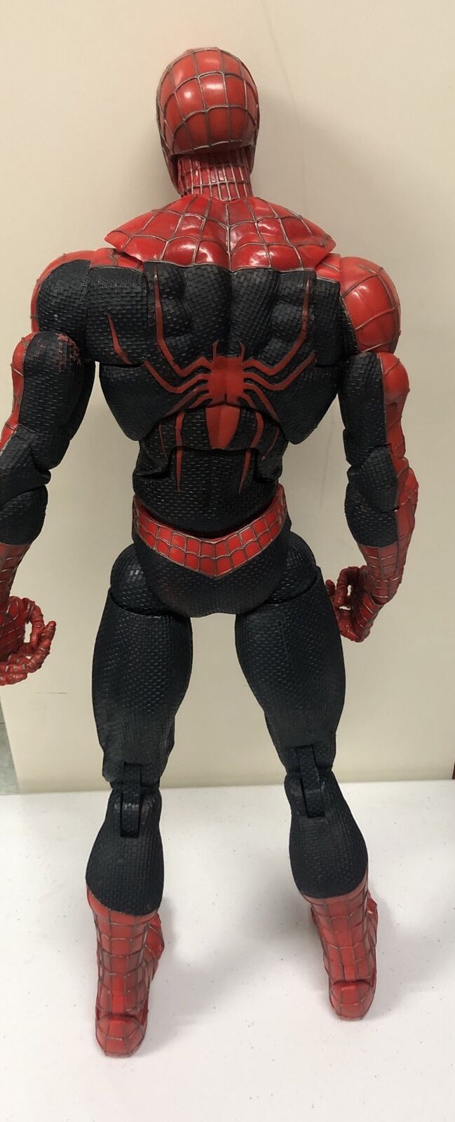 Spider-Man (2002) Marvel Legends • Super Poseable Spider Sense • Red & Black