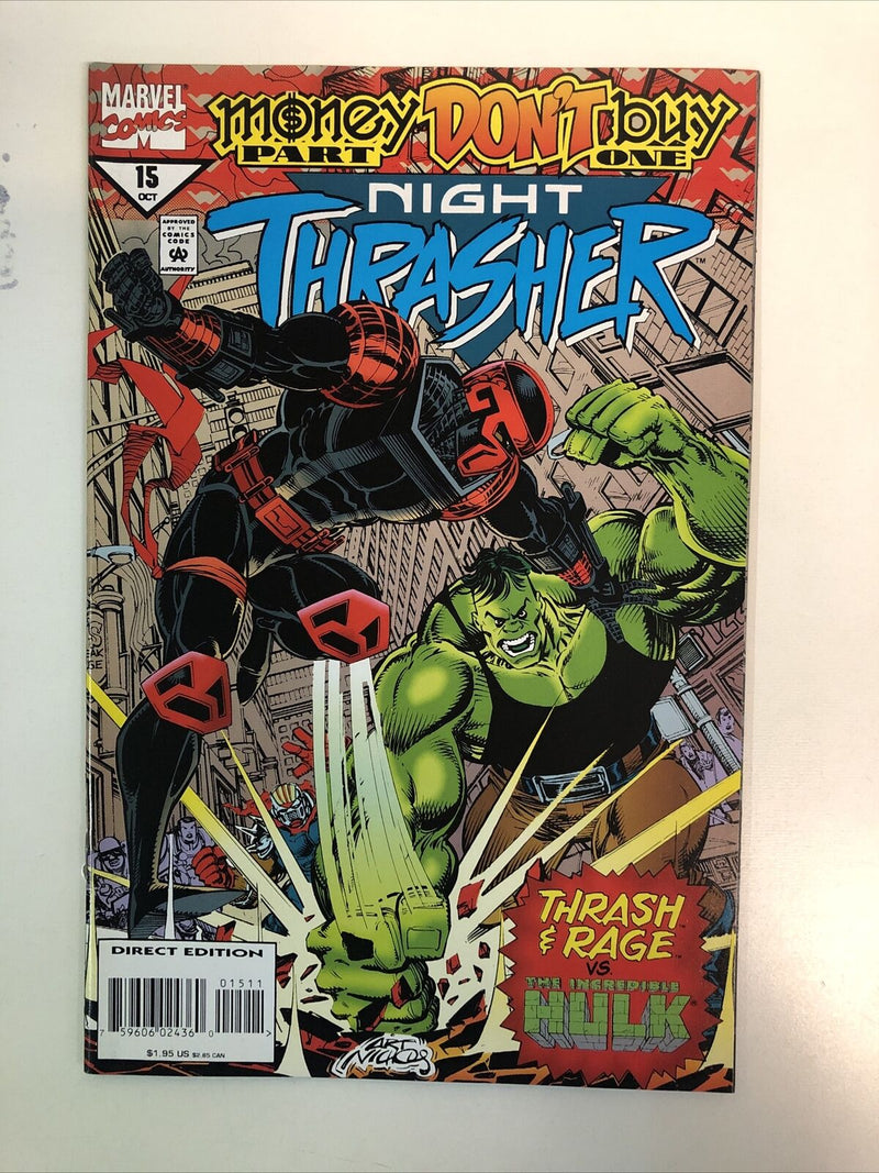 Night Thrasher (1993) Set # 1-21 & Four Control #1-4 (VF/NM) Missing # 11-12-18