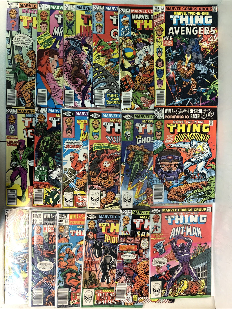 The Thing (1979) Consequential Set # 52-100 & Annual # 4-5-6-7 (VF) Marvel Comic
