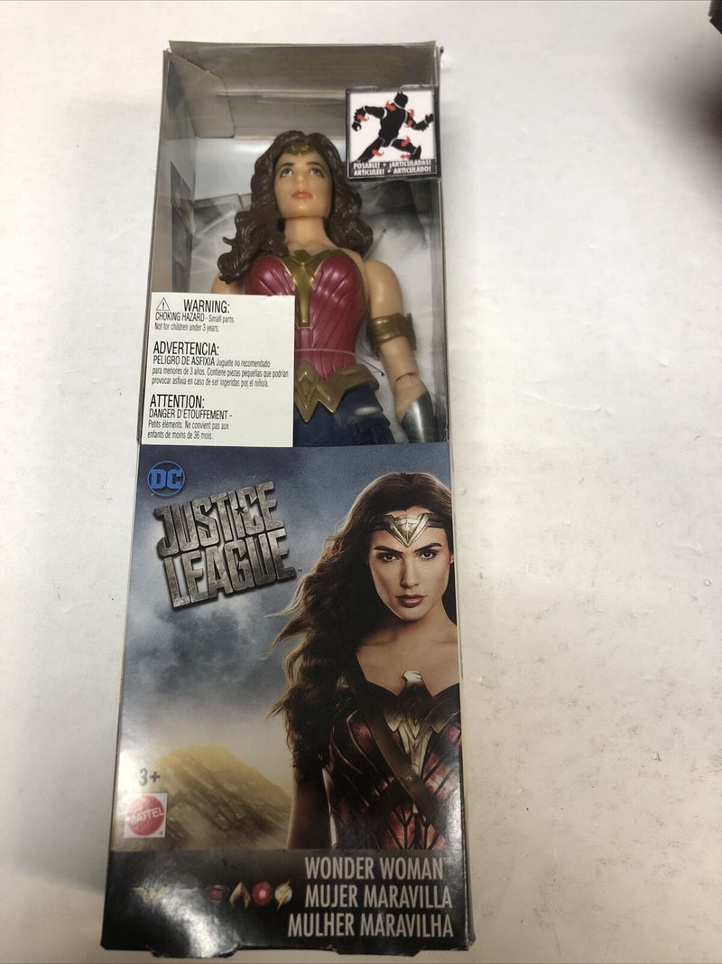 2015 Mattel DC Comics Justice League Wonder Woman Action Figure Posable 11"