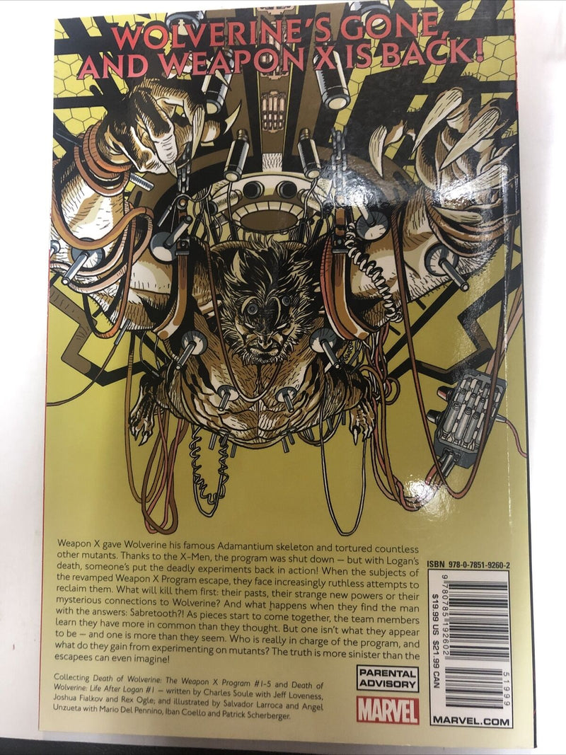 Death Of Wolverine The Weapon X Program (2015) Marvel  TPB SC Charles Soule