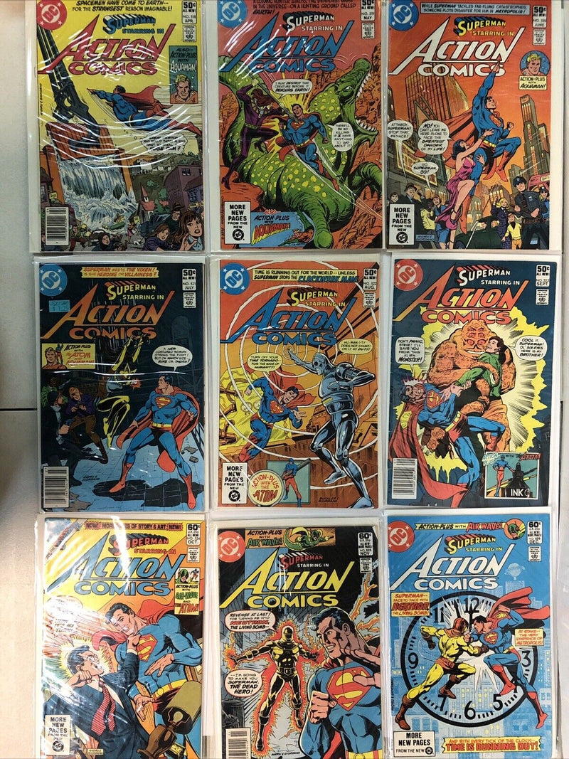 Superman Starring In Action Comics (1979) Complete Set