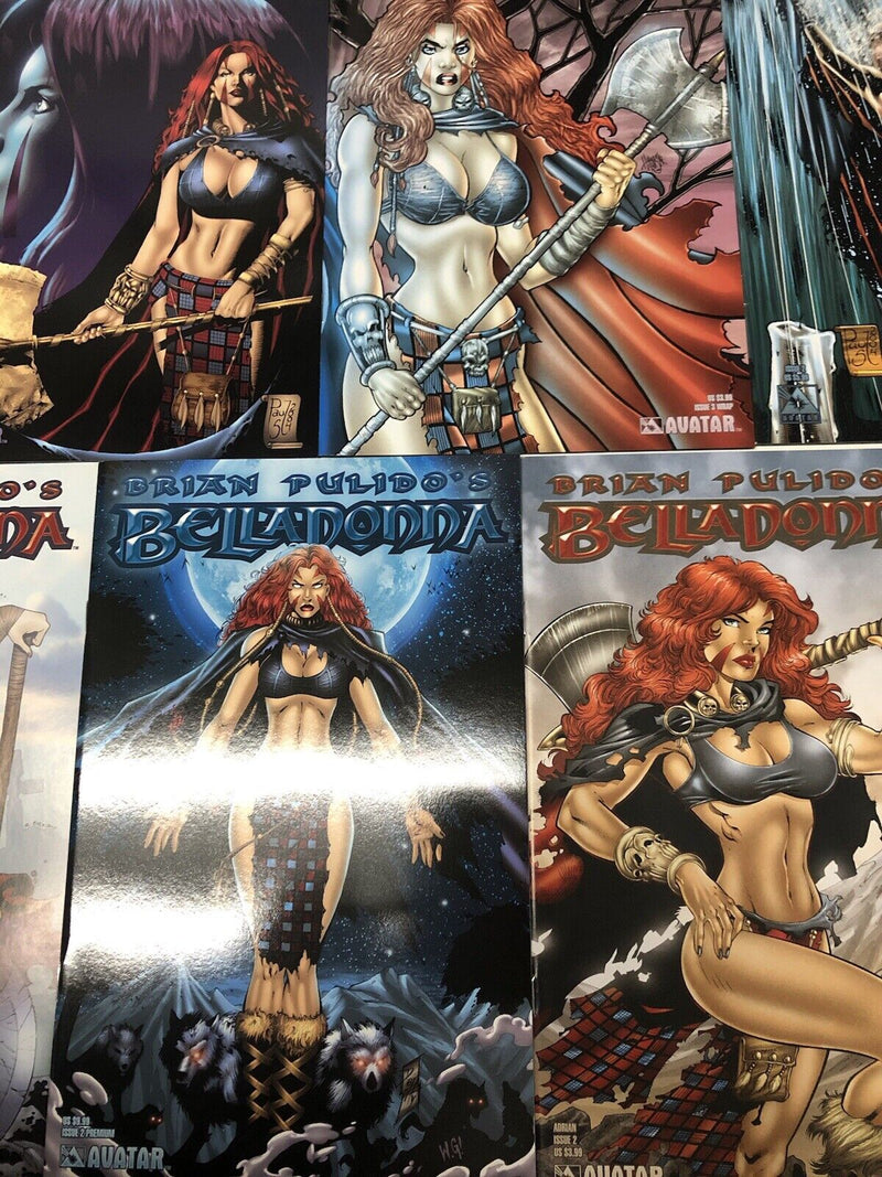 Brian Pulido’a Belladonna (2004) Complete Set Of 35 Issues (VF/NM) Avatar Comics