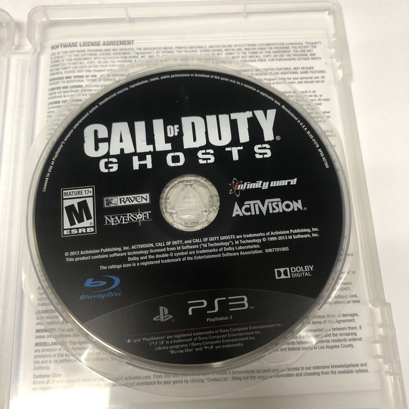 Call of Duty: Ghosts (2013) Sony PlayStation 3 • Infinity Ward • Activision