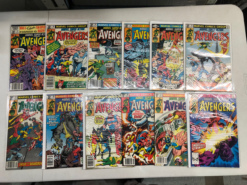 Avengers Reprint Lot (1969) 72 books (VG/VF) Annuals Marvel Super/Triple Action
