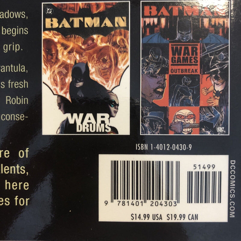 Batman War Games Act Three (2005) By Ed Brubaker TPB DC Comics