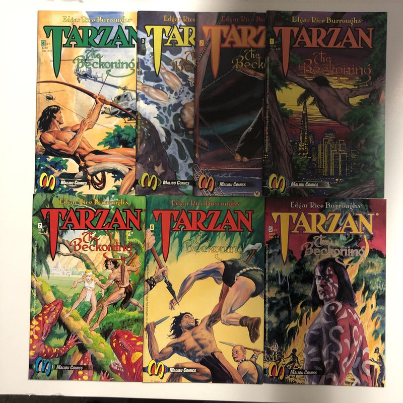 Tarzan 3 Minis (1992) #1-5/#1-3/#1-7 (VF/NM) Malibu Comic| Complete Set