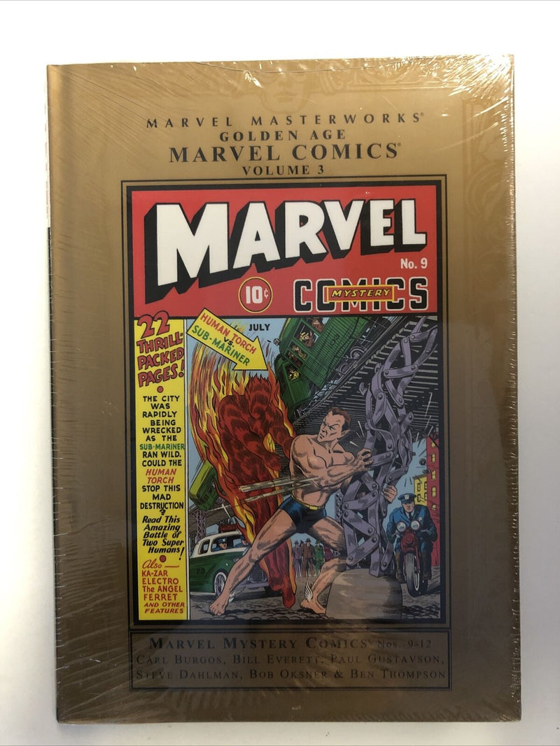 Golden Age Marvel Comics Vol. 3 (2008) Marvel Masterworks | TPB Brand New Sealed