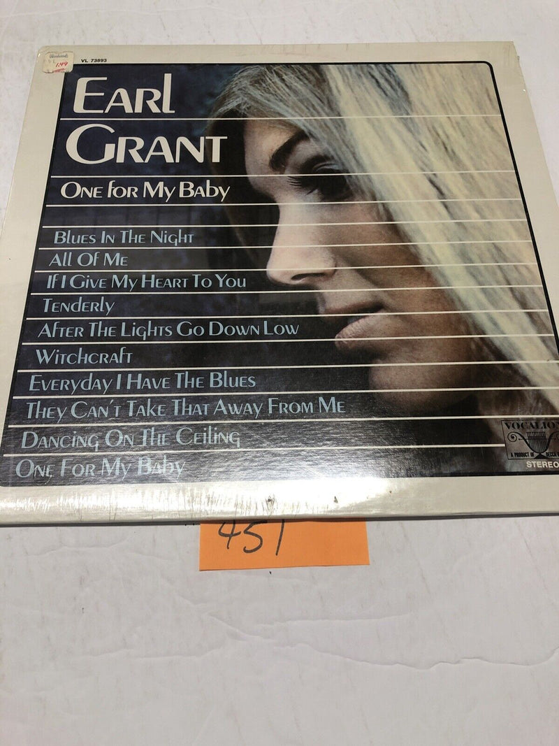 Earl Grant One For My Baby Factory Sealed  Vinyl LP Album