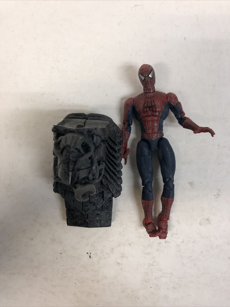 Vintage 6" SPIDER-MAN MOVIE SUPER POSEABLE SPIDER-MAN 2002 Complete Mint