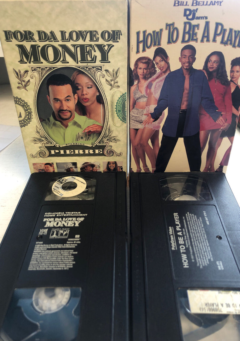 For da love of money,How to be a player Bundle VHS