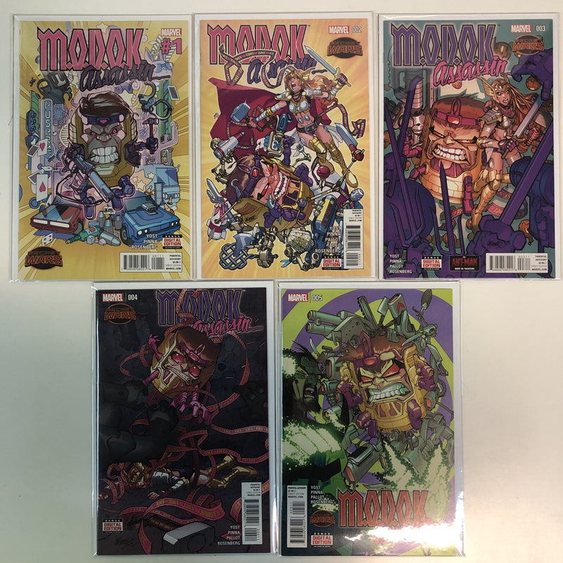 Secret Wars M.O.D.O.K Assasin (2015) Complete Set
