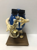 M&Ms Blue Saxophone Player Candy Dispenser