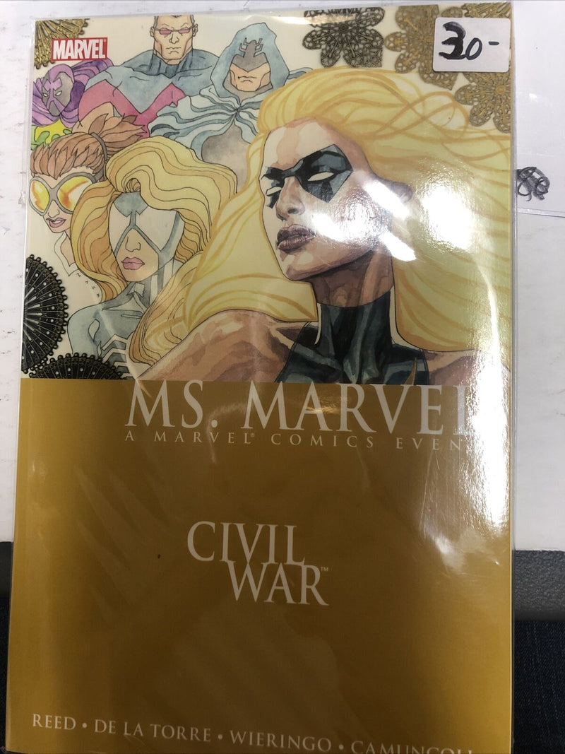 Ms. Marvel Vol.2 Civil War (2007) Marvel TPB SC Brian Reed