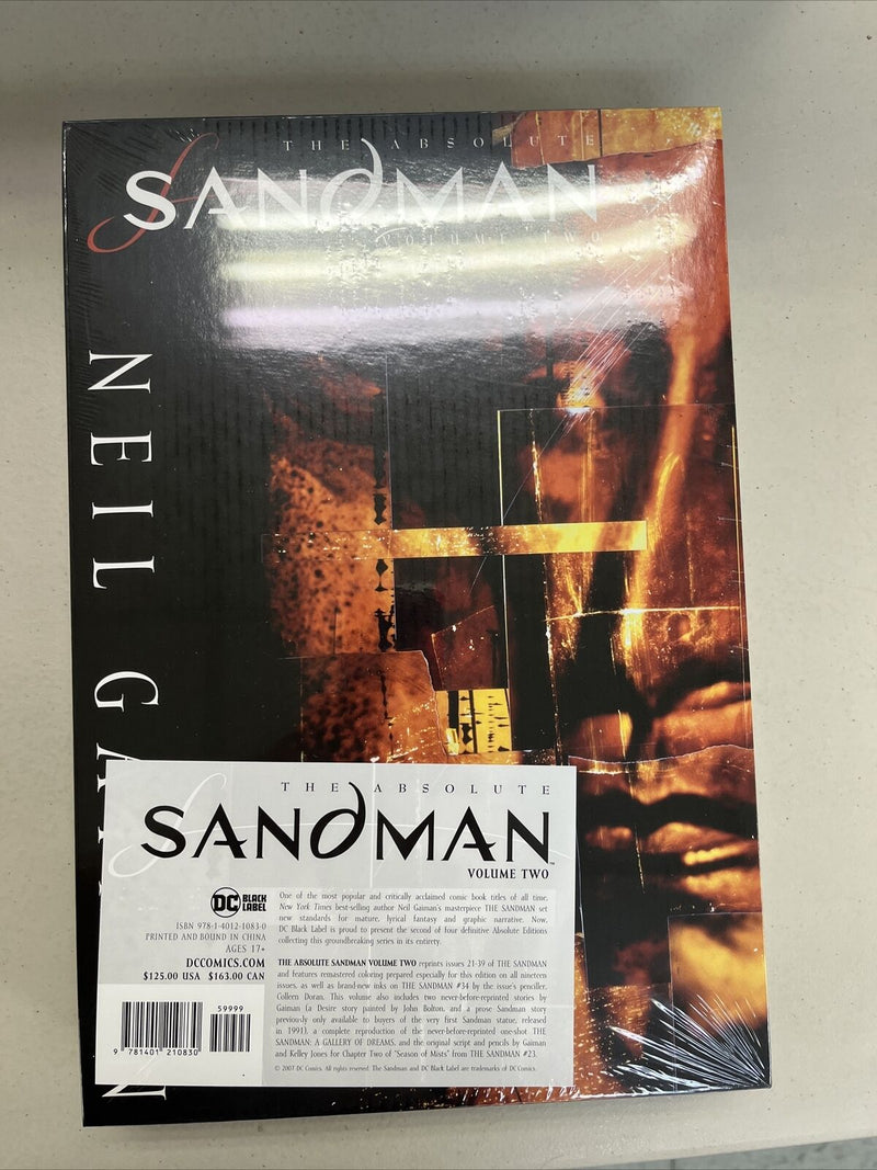 The Absolute Sandman Volume 2 (2007) Neil Gaiman|DC Comics |Sealed With Box| HC