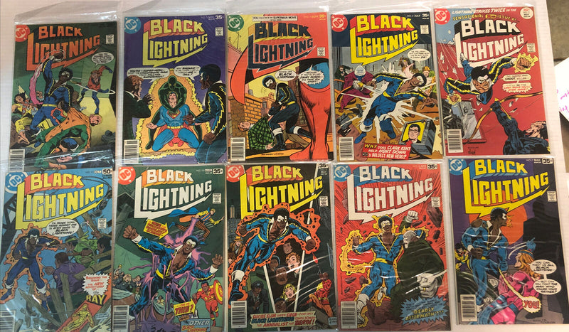 Black Lightning (1977) # 2-11 (F-VF) Set (Missing #1 ) | Buckler & Colletta